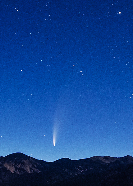 Comet Neowise close-up